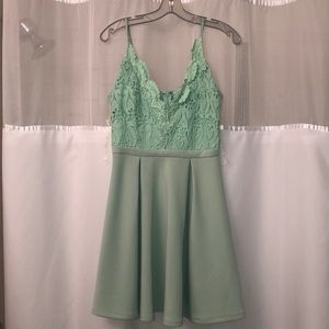 Mint colored dress